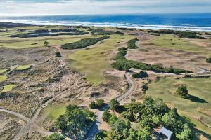 Bandon Dunes 3rd Tee Aerial